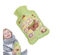 Hot Water Bottle, Small Hot Water Bottle | Cartoon Animal Pattern Hot Water Bottle, Hand Warming Foot Warmer, Warm Compress Water Filled Soft Peluch