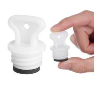 Hot Water Bottle Stopper Rubber Seal Replacement Plug 1.8cm 2pcs | White, Leakproof Reusable Design, for Home Use in Kitchens, Suitable for Family and Friends