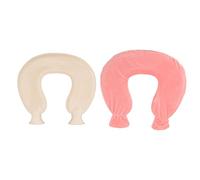 Hot Water Bottle U Shaped 1L Capacity with Soft Cover Neck Shoulder Warmer for Winter Nights Relief and Travel Made of Premium Explosion Proof Rubber (Pink)