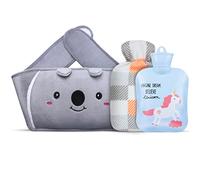 Hot Water Bottle, Warm Water Bag Rubber Hot Water Pouch with Soft Plush Hand Waist Warmer Cover, Hot Water Bag for Pain Relief from Arthritis, Headaches, Hot and Cold Therapy