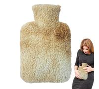 Hot Water Bottle Water Bag, Hot Water Bag, 1000 ml Portable Heated Water Bottles, Small Hot Water Bottle, Winter Hand Warmer, Foot Warmer with Cover for Feet and Hands