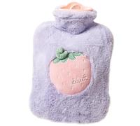 Hot Water Bottle with Cover, 500ml Leakproof Hot Water Bag, Reusable Injection Warm Bottle, Thickened Explosion-Proof Pouch for Winter Warm