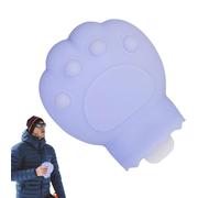 Hot Water Bottle with Cover,Cat Paw Shape Hand Warmer Pouch - Refillable Winter Heating Supplies Silicone for Hands Feet, Long Lasting Warmth