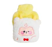Hot Water Bottle with Cover, Foot Heating Pack with Plush Cover - Heated Hot Water Bottle | for Menstrual Period Abdomen Neck Leg Bed Sofa Bedroom Child Sleep Place of T