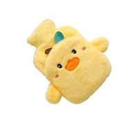 Hot Water Bottle with Cover - Litre Heating Pad, Decorative Cartoon Design Compress | Leakproof Rubber Container, Gentle Warmth Aid, Suitable for Bedtime Relaxation Sports Strain Recovery