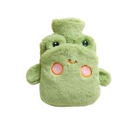 Hot Water Bottle with Cover - Litre Heating Pad, Decorative Cartoon Design Compress | Leakproof Rubber Container, Gentle Warmth Aid, Suitable for Bedtime Relaxation Sports Strain Recovery