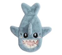 Hot Water Bottle with Hand Pocket, Cartoon Shark Shape Bag Hand Warmer, Thermal Rubber Bags for Hot Compress, Comfort for Hands and Feet in Winter, 14.57x12.2x1.18 Inches