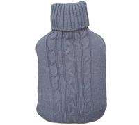 Hot Water Bottle with lid, Leak-Proof Design, Suitable for hot and Cold Therapy, Relieving Dysmenorrhea/Warming Hands and feet/Relieving Neck and Shoulder Pain, Super Soft to The Touch(Blue)