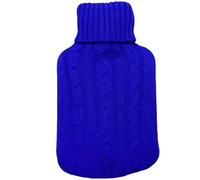 Hot Water Bottle with lid, Leak-Proof Design, Suitable for hot and Cold Therapy, Relieving Dysmenorrhea/Warming Hands and feet/Relieving Neck and Shoulder Pain, Super Soft to The Touch(Gray)