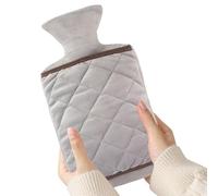 Hot Water Bottle with Lid - Rechargeable Water Heater | Hot Water Bottle for Cold Winter Days with Protective Cover for Students, Teens, Girls, Women, Elderly