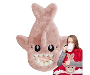 Hot Water Bottle With Pocket: 14.57 X 12.2 X 1.18 Inch Plush PVC Material, Thick Insulation, Long Lasting | Winter Heat For Body Warming, Rel