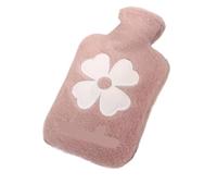 Hot Water Bottle1000ml Thickened Plush Cover Water-Filled Large Warm Bag for Women Waist Hand Bed Warmer Winter Gifts for Keeping Neck and Shoulders Warm(Pink-1000ml)
