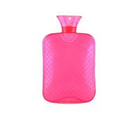 Hot Water Bottles Bag Large Size Thick PVC Injection Bottle Great for Pain Relief and Cold Water-Filled(Roze,M)