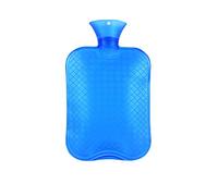 Hot Water Bottles Bag Large Size Thick PVC Injection Bottle Great for Pain Relief and Cold Water-Filled(Blu,M)