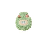 hot Water Bottles,Bottle Warmer, Cartoon Cute Plush Monster Water Injection Thickened Explosion Proof Hand Warming Treasure for Girls Warm Hands Hot Compress(Green)