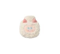 hot Water Bottles,Bottle Warmer, Cartoon Cute Plush Monster Water Injection Thickened Explosion Proof Hand Warming Treasure for Girls Warm Hands Hot Compress(White)