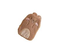 hot Water Bottles,Bottle Warmer, Plush for Women, Water Injection, Cute Belly Compress, Warm Water Bag, Portable Hand Warmer(Brown)