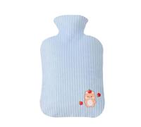 hot Water Bottles,Bottle Warmer, Warm Hand hot Water Bottle Bag for Winter Heating, Warm Foot Insulation hot Water Bag(Blue,1500ml)