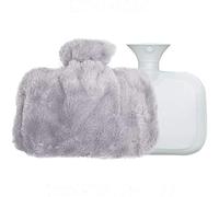 Hot Water Bottles Hot Water Bottle with Wool Cover and Handbag for and Cold Therapy Multicolor(Grey)