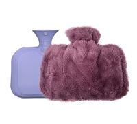 Hot Water Bottles Hot Water Bottle with Wool Cover and Handbag for and Cold Therapy Multicolor(Purple)