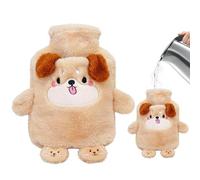 Hot Water Bottles, Leak-proof Hot Water Bottle, Removable Soft Cover, Comfortable Warming Solution for Cold Days, Ergonomic, Safe Design, Cosy Personal Care, for Family