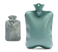 Hot Water Bottles Natural Rubber Hot Water Bottle 1000-2000ml Capacity Multicolor(2000ml Green)