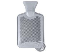 Hot Water Bottles Reusable Hot Water Bottle with Plush Cover in Multicolor Sizes 500ML-2000ML(Grey,500ML)