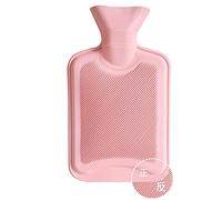 Hot Water Bottles Reusable Hot Water Bottle with Plush Cover in Multicolor Sizes 500ML-2000ML(Pink,500ML)