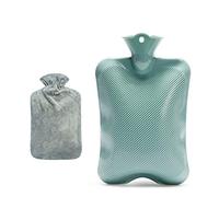 Hot Water Bottles Rubber Bottle Great for Pain Relief and Cold Watehot 2L Bag with Knitted Cover for Adults or Kids(Blu)