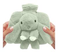Hot Water Pack - Warm Water Bottle for Bed with Rabbit Lid, 1500ml Warm Removable Feet for Bed, Large Mouth Design for Men and Women