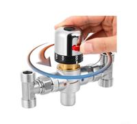 Hot Water Recirculation Valve Kit Adjustable Temp 68-140F