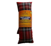 Hot Wheat Bag - Herbal Lavender Fragrance - Hot & Cold Pack Fleece (Tartan Red)