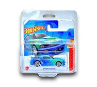 Hot Wheels '07 Ford Mustang (Blue & Green (Falken Tyres)) 4/10 Then and Now - 2023-205/250 (Short Card) - COMES IN A KLAS CAR KEEPER PROTECTIVE COLLECTORS CASE - HKJ43