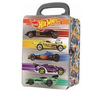Hot Wheels 1:64 Scale cars Metal Car Carry Case I 18 Toy Car Storage & Organiser I Gift for Collectors & Kids Ages 3 Years Old & Up I 3D lid design I (Cars not included)