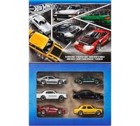 Hot Wheels 1:64 Scale Die-Cast Toy Cars, Set of 6 Japanese Vehicles with Elevated Deco (Styles May Vary), JBY77