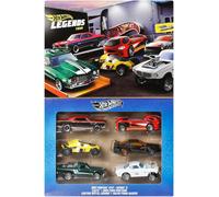 Hot Wheels 1:64 Scale Die-Cast Toy Cars & Trucks, Set of 6 HW Legends Vehicles