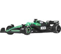 Hot Wheels 1:64 Scale Premium Die-Cast Formula 1 Collectible Toy Race Car with Real Riders Tires & Metal/Metal Body & Chassis (Styles May Vary)