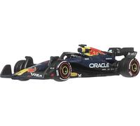 Hot Wheels 1:64 Scale Premium Die-Cast Oracle Red Bull Racing - Max Verstappen #1 Formula 1 Collectible Toy Race Car with Real Riders Tires & Metal/Metal Body & Chassis, JKD83