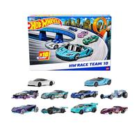 Hot Wheels 10-Pack of Toy Race Cars (Styles May Vary) | Set of 10 1:64 Scale Vehicles,Includes Hot Wheels Originals & Officially Licensed Car s, HYM96