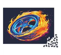 Hot Wheels 1000pcs (75x50cm) Erwachsenenpuzzle - Creative Erwachsenenpuzzle DIY-Puzzlespielzeug
