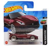 Hot Wheels - ´15 Jaguar F-Type Project 7 - HW Roadsters 5/5 - HTD74 - Short Card - Magenta - Mattel 2024 - 1:64