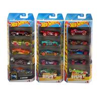 Hot Wheels 15-Vehicle Bundle (Styles May Vary) | Includes 3 Themed Sets of 5 1:64 Scale Toy Cars or Trucks for 15 Total, Instant Collection for Play or Display, JDR21