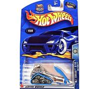 Hot Wheels 150 Big Chill 2003 Alt Terrain 3 10 White with Blue Tracks