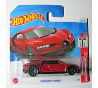 Hot Wheels - '16 Bugatti Chiron - Red - Quarter Mile Heroes 2024 - HTB88