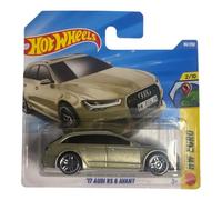 Hot Wheels - '17 Audi RS 6 Avant - JJK90 - HW Euro 2/10 - Short Card - Gold - Official License Model - Mattel 2026 (66/250) - 1:64