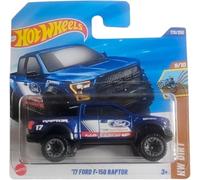 Hot Wheels '17 Ford F-150 Raptor, Die-Cast Model Car, Blue