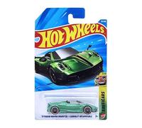 Hot Wheels '17 Pagani Huayra Roadster Die-Cast Toy Vehicle, Exoticars 7/10, 101/250 (Green)