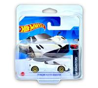 Hot Wheels '17 Pagani Huayra Roadster (White) 2/10 HW Roadsters 2023-13/250 (Short Card) - COMES IN A KLAS CAR KEEPER PROTECTIVE COLLECTORS CASE - HKH37