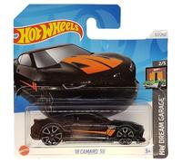 Hot Wheels - ´18 Camaro SS - HW Dream Garage 2/5 - HTB50 - Short Card - GM - Black - Mattel 2024-1:64