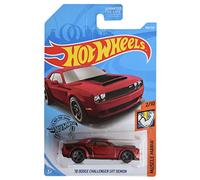 Hot Wheels '18 Dodge Challenger SRT Demon 194/250 Muscle Mania 2/10, red